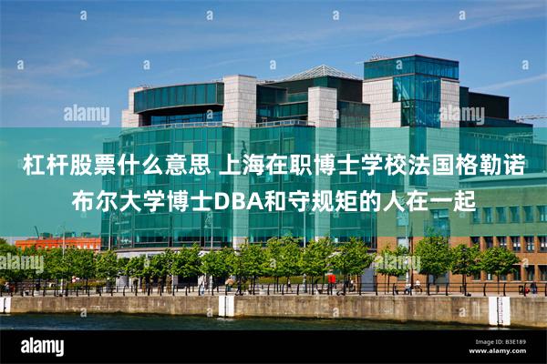 杠杆股票什么意思 上海在职博士学校法国格勒诺布尔大学博士DBA和守规矩的人在一起