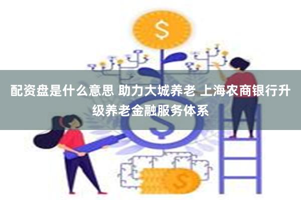 配资盘是什么意思 助力大城养老 上海农商银行升级养老金融服务体系