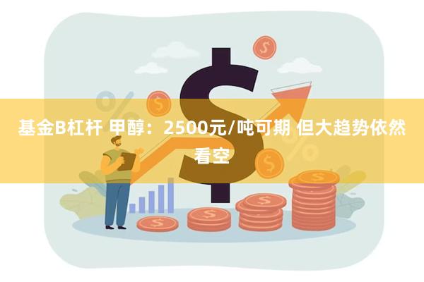 基金B杠杆 甲醇：2500元/吨可期 但大趋势依然看空