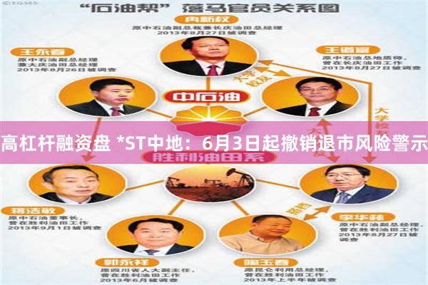 高杠杆融资盘 *ST中地：6月3日起撤销退市风险警示