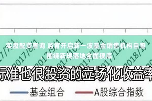 实盘配资查询 监管开启新一波基金销售机构自查，围绕新规落地全面摸底